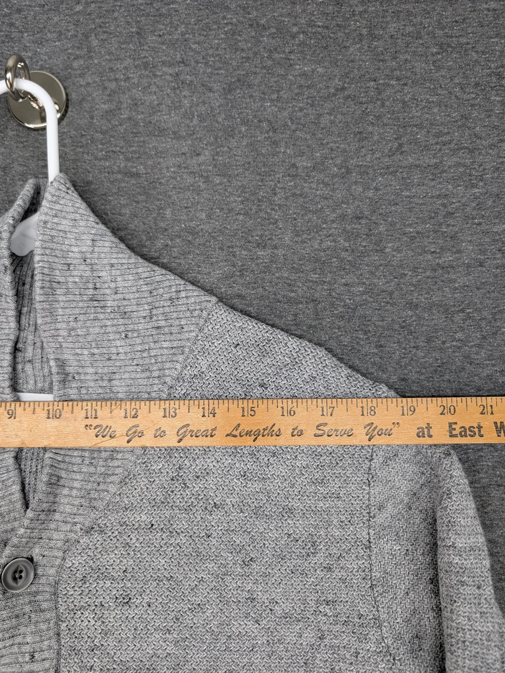 Goodfellow & Co Light Gray Shawl Collar Button Cardigan